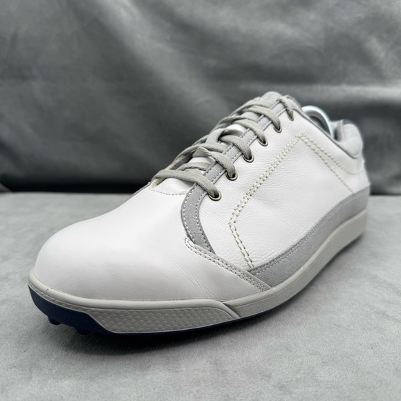 FootJoy Contour Casual Men’s Spikeless White Golf Shoes Size 10.5 Wide Like New - Picture 5 of 16